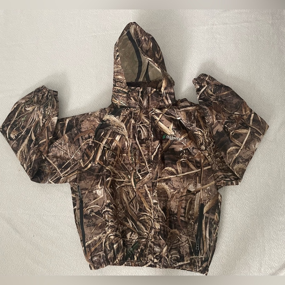 Frogg Toggs Men's Pro Action Hooded Waterproof Jacket Sz XL